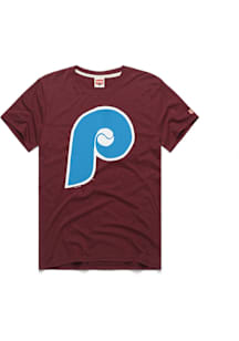 Homage Philadelphia Phillies Red Retro Short Sleeve Fashion T Shirt