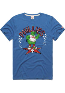 Phillie Phanatic  Philadelphia Phillies Blue Homage Phillie Phanatic Short Sleeve Fashion T Shir..