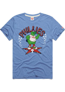 Phillie Phanatic  Philadelphia Phillies Light Blue Homage Phillie Phanatic Short Sleeve Fashion ..