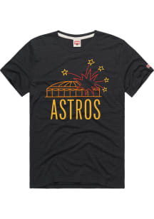 Homage Houston Astros Black Astrodome Short Sleeve Fashion T Shirt