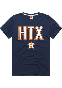 Homage Houston Astros Navy Blue Primary Short Sleeve Fashion T Shirt