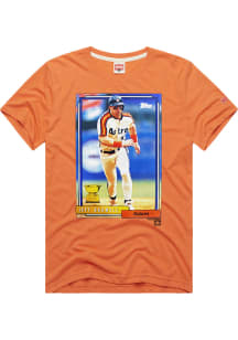 Jeff Bagwell Houston Astros Navy Blue Player Card Short Sleeve Fashion Player T Shirt