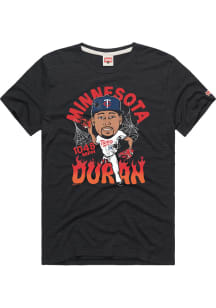 Jhoan Duran Minnesota Twins Black Player Portrait Short Sleeve Fashion Player T Shirt