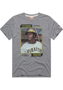 Dave Parker Pittsburgh Pirates Grey Player Card Short Sleeve Fashion Player T Shirt