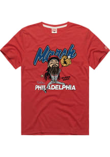 Brandon Marsh Philadelphia Phillies Red Player Portrait Short Sleeve Fashion Player T Shirt