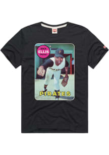 Doc Ellis Pittsburgh Pirates Black Player Card Short Sleeve Fashion Player T Shirt