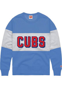 Homage Chicago Cubs Mens Blue Retro Stripe Long Sleeve Fashion Sweatshirt