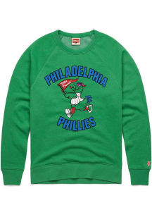 Phillie Phanatic  Homage Philadelphia Phillies Mens Green Arch Name Phanatic Long Sleeve Fashion..