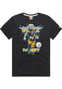TJ Watt Pittsburgh Steelers Black Watt Blitz Short Sleeve Fashion Player T Shirt