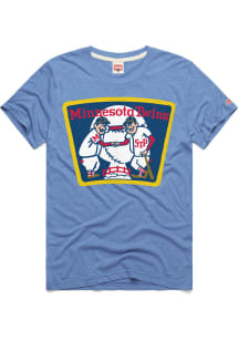 Homage Minnesota Twins Light Blue Coop Logo Short Sleeve Fashion T Shirt