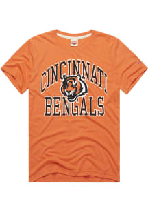 Homage Cincinnati Bengals Orange Heart And Soul Short Sleeve Fashion T Shirt