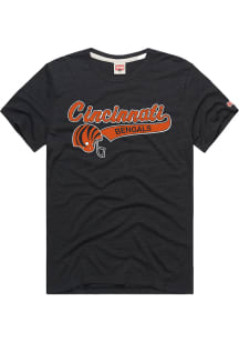 Homage Cincinnati Bengals Black Tail Swoop Short Sleeve Fashion T Shirt