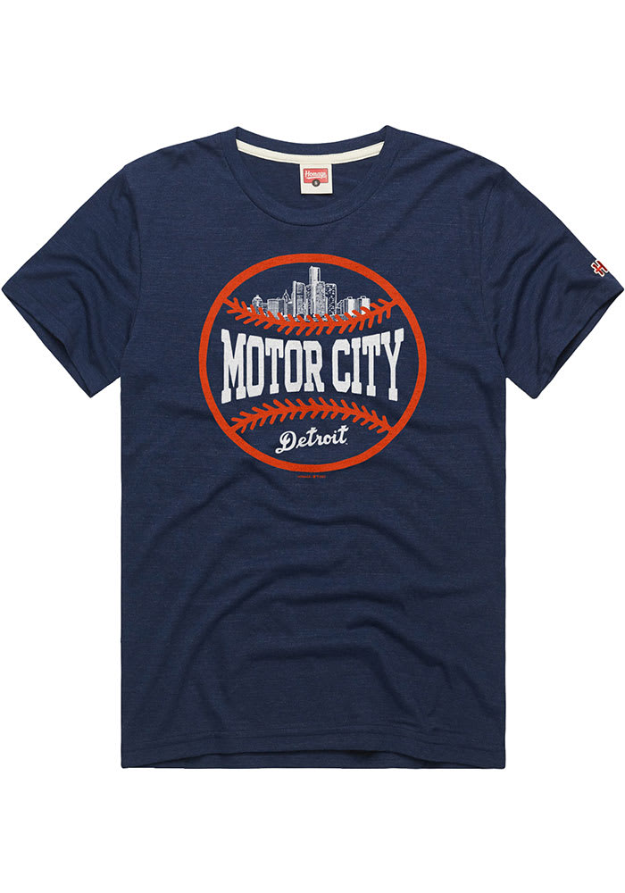 Detroit Tigers Motor City Baseball Shirt - High-Quality Printed Brand