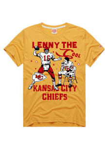 Len Dawson Kansas City Chiefs Gold Lenny the Cool Short Sleeve Fashion Player T Shirt