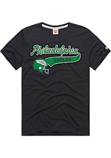 Homage Philadelphia Eagles Black Tailswoop Short Sleeve Fashion T Shirt