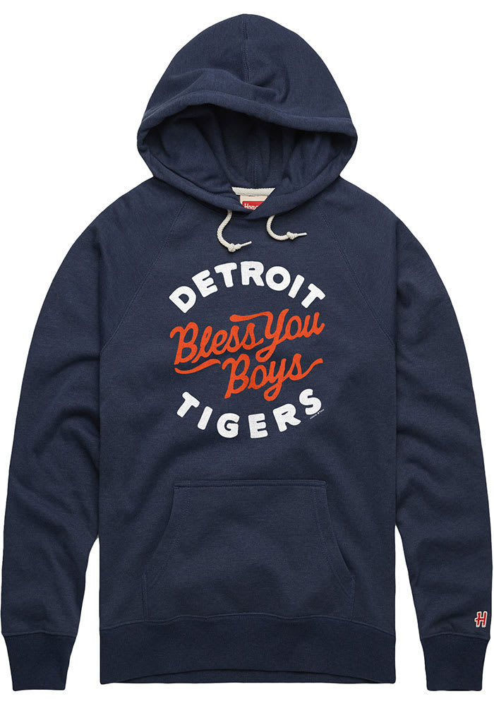 Detroit Tigers 47 Brand Trifecta Shortstop Pullover Hoodie - Navy