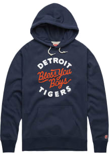Homage Detroit Tigers Mens Navy Blue Bless You Boys Fashion Hood
