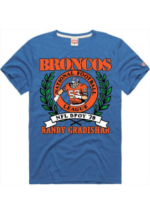 Randy Gradishar Denver Broncos Blue HOF 24 Short Sleeve Fashion Player T Shirt