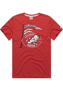 Homage Cincinnati Reds Red World Series 1975 1976 Short Sleeve Fashion T Shirt