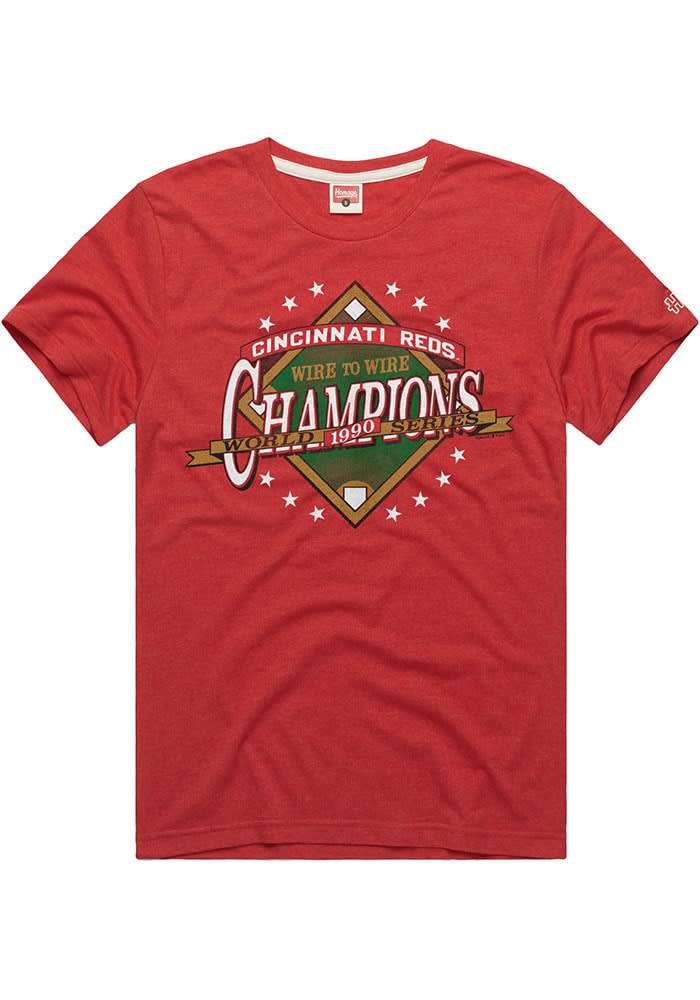 Homage Cincinnati Reds Red World Series Short Sleeve Fashion T Shirt