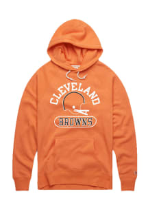 Homage Cleveland Browns Mens Orange Rounded Heart And Soul Fashion Hood