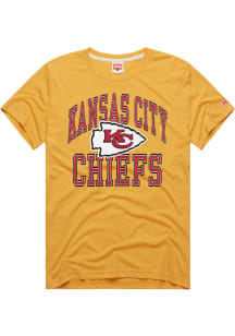 Homage Kansas City Chiefs Gold Heart And Soul Short Sleeve Fashion T Shirt