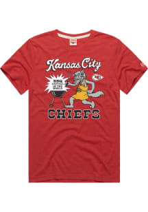 Homage Kansas City Chiefs Red BBQ Guy Fieri Short Sleeve Fashion T Shirt
