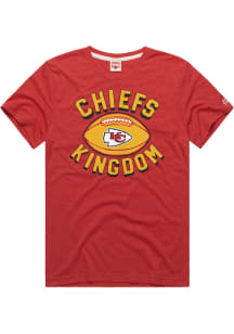 Homage Kansas City Chiefs Red Kingdom Short Sleeve Fashion T Shirt