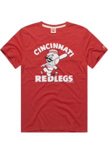 Homage Cincinnati Reds Red Arch Name Redlegs Short Sleeve Fashion T Shirt
