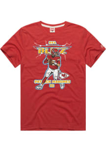 Patrick Mahomes Kansas City Chiefs Red Mahomes Blitz Short Sleeve Fashion Player T Shirt