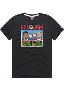 Patrick Mahomes Kansas City Chiefs Black NFL Jam Short Sleeve Fashion Player T Shirt