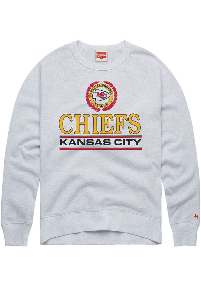 Homage Kansas City Chiefs Collegiate Crest Long Sleeve Fashion ...