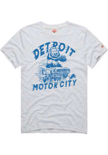 Homage Detroit Lions Grey Motor City Short Sleeve Fashion T Shirt