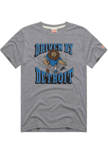 Homage Detroit Lions Grey Driven By Short Sleeve Fashion T Shirt