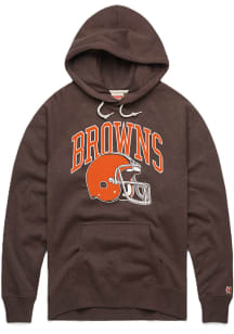 Homage Cleveland Browns Mens Brown Helmet Retro Fashion Hood