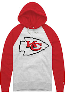 Homage Kansas City Chiefs Mens Grey Color Block Fashion Hood