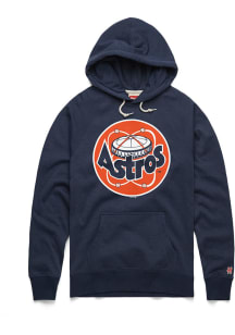 Homage Houston Astros Mens Navy Blue Retro Astrodome Logo Fashion Hood