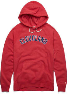 Homage Cleveland Guardians Mens Red Arch Fashion Hood