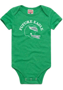 Homage Philadelphia Eagles Baby Kelly Green Future Player Short Sleeve One Piece