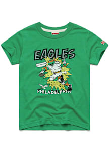Homage Philadelphia Eagles Toddler Kelly Green Teenage Mutant Ninja Turtle Short Sleeve T-Shirt