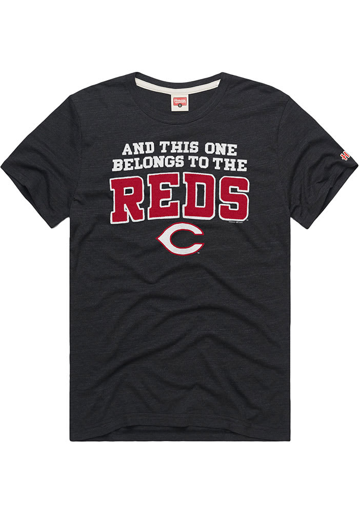 Reds 1990 World Series Champs T-Shirt from Homage. | Red | Vintage Apparel from Homage.