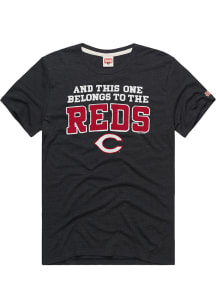 Homage Cincinnati Reds Black And This One Belongs Short Sleeve Fashion T Shirt