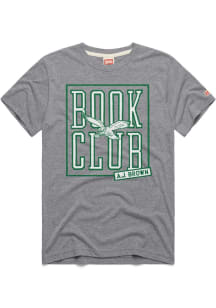 AJ Brown Philadelphia Eagles Grey Book Club Short Sleeve Fashion Player T Shirt