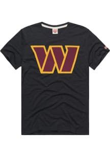 Homage Washington Commanders Black 22 Tee Short Sleeve Fashion T Shirt