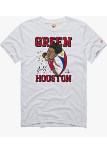 Jalen Green Houston Rockets Ash SS Player Tee Short Sleeve Fashion Player T Shirt