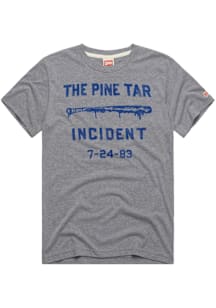 George Brett Kansas City Royals Grey Pine Tar Incident Short Sleeve Fashion Player T Shirt