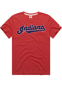 Homage Cleveland Guardians Red Indians Wordmark Short Sleeve Fashion T Shirt