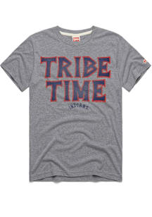 Homage Cleveland Guardians Grey Tribe Time Short Sleeve Fashion T Shirt