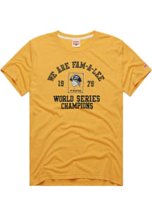 Homage Pittsburgh Pirates Gold World Series 1979 Short Sleeve Fashion T Shirt