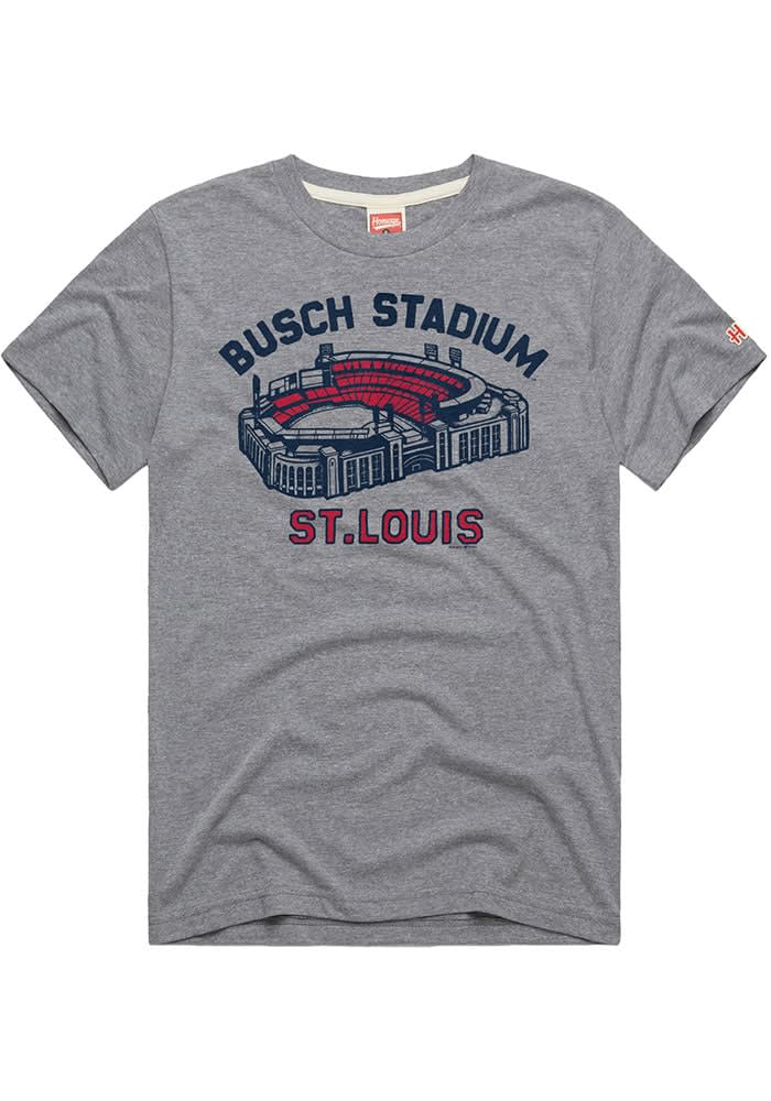 St Louis Cardinals Tri-Blend Grey T-Shirt by '47 Brand